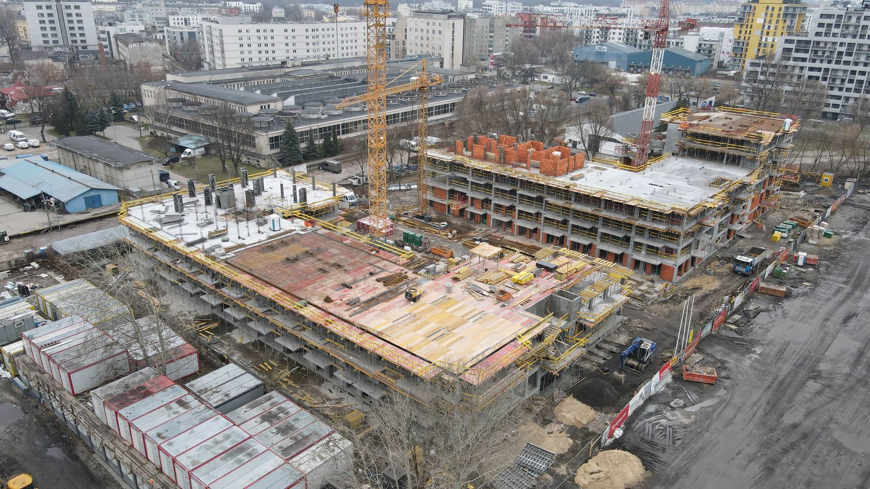 Metro Art - postęp prac - osiedle Victoria Dom na Pradze Południe